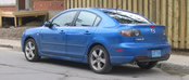Mazda 3 sedan - Quantum 28% front doors / 19% back doors and back glass
